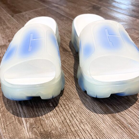 UGG Jella Watercolor Slide Women's size 7 Sky Blue Clear Sandals Shoes Slip Ons - Picture 6 of 16